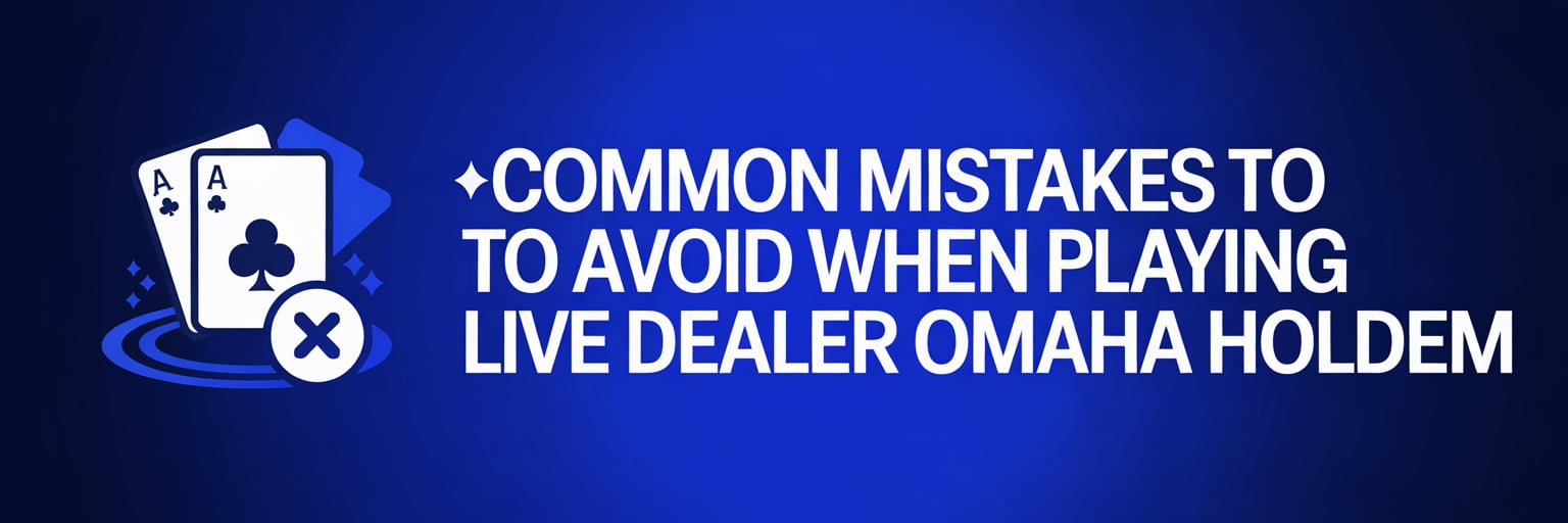 Common Mistakes to Avoid When Playing Live Dealer Omaha Holdem